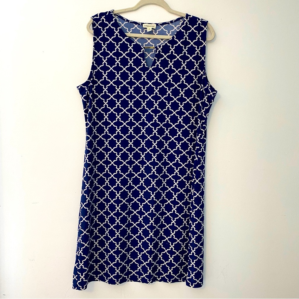 Messini Blue Dress Size XL